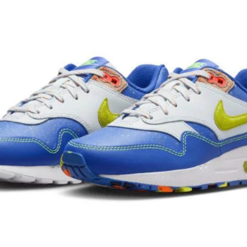 Kids Nike Air Max 1, Astronomy Blue, Size 2Y